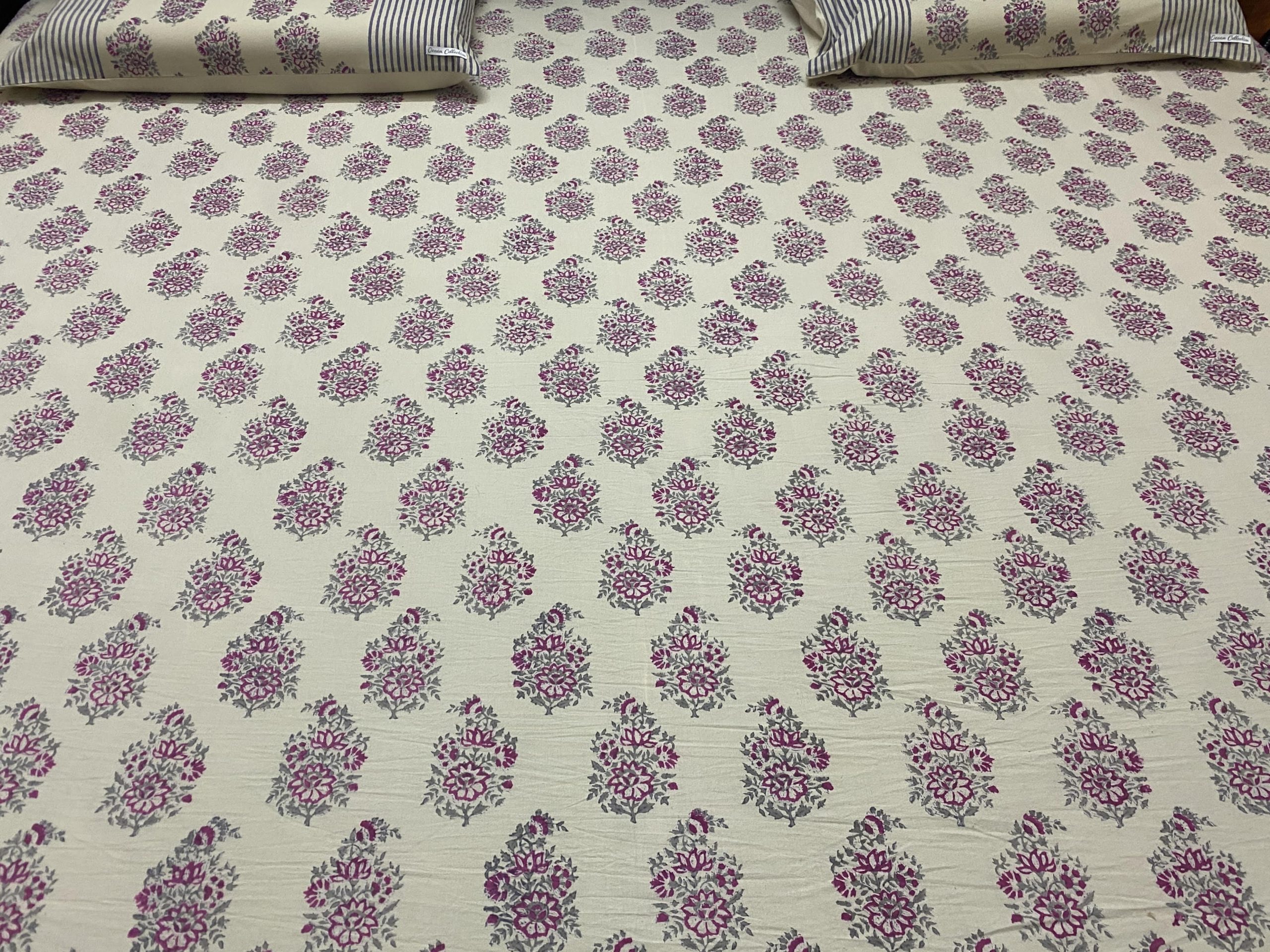 Anjuman Block Printed Bed Sheet photo review