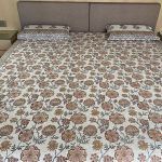 Victoria Jaal Block Printed Bed Sheet Ochre photo review